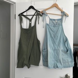 Two Aerie romperalls